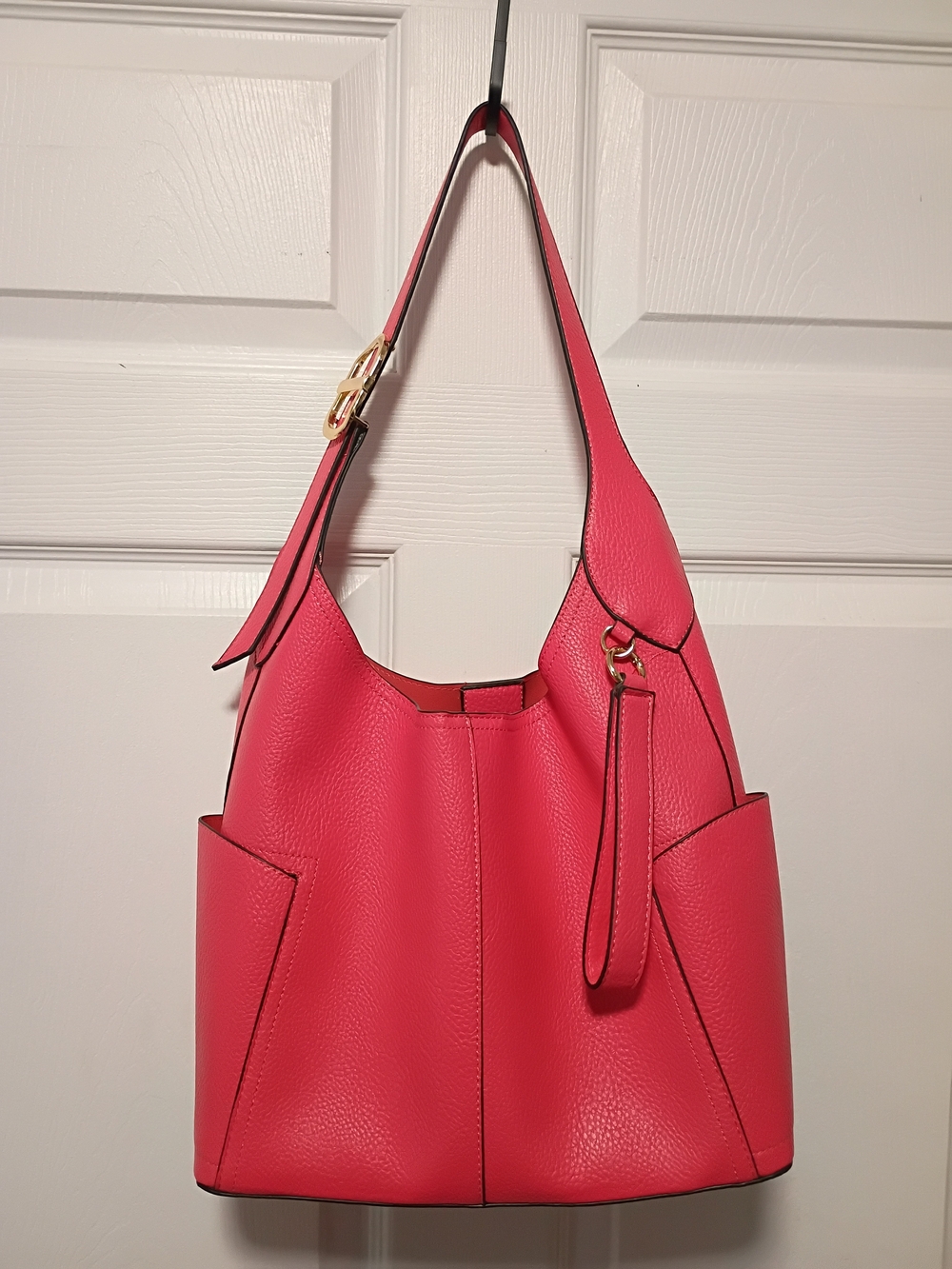 Stylish Pink Shoulder Hobo Bag